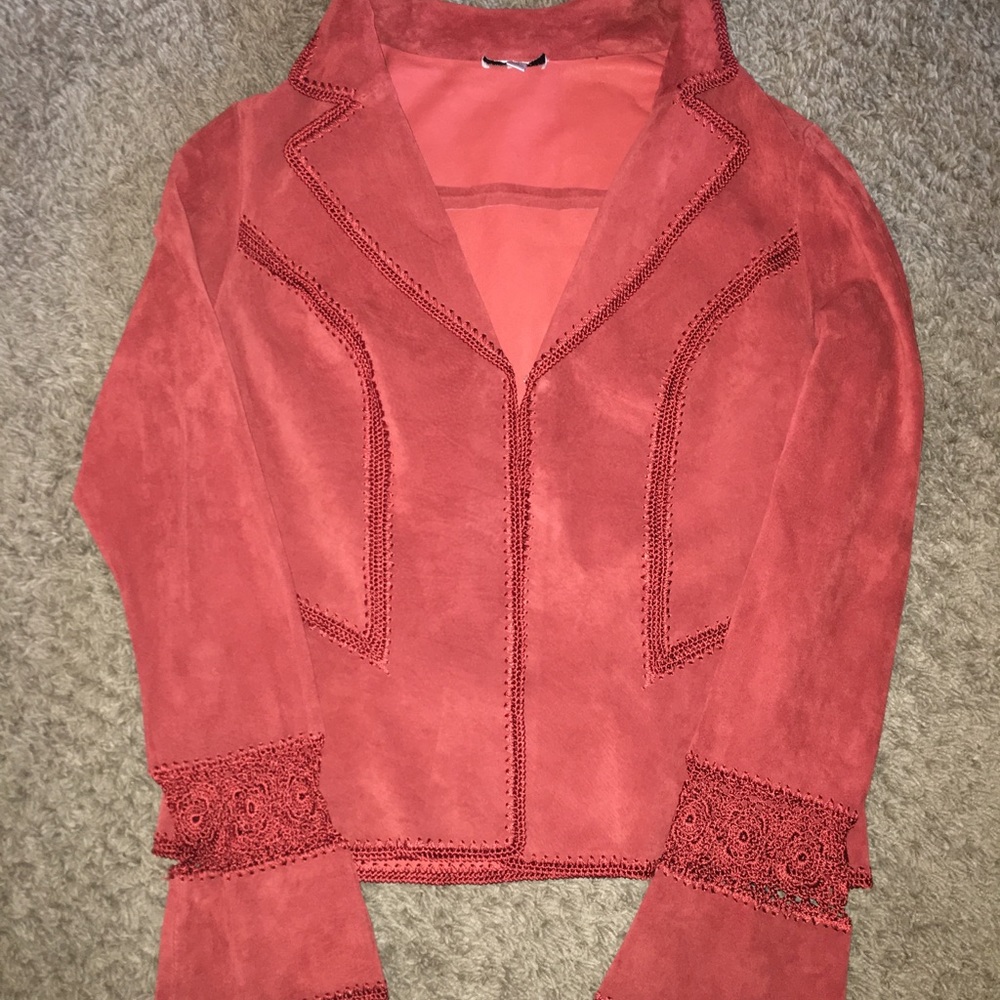 Vintage Cache 100% Leather Jacket